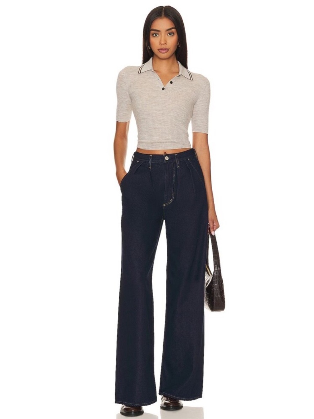Citizens Of Humanity Maritzy Pleated Trouser in Hudson